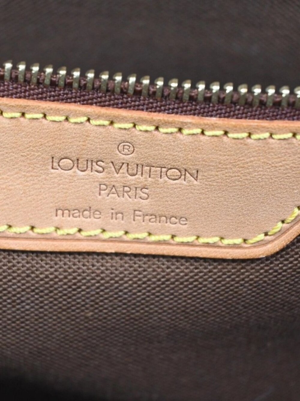 LOUIS VUITTON Cabas Mezzo Shoulder Bag Monogram Leather Brown M51151 85KC897 - Picture 14 of 16